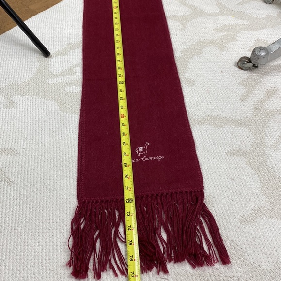 100% Alpaca Camargo scarves 1 burgundy and 1 oatmeal so soft/warm $40.00 each - Picture 8 of 12
